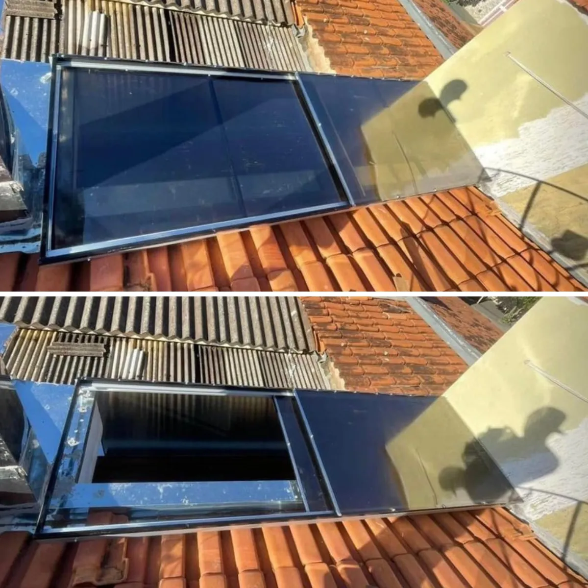 Cobertura Retrátil Policarbonato/Telha/Vidro em Cabreúva SP — Cobertura em área de piscina