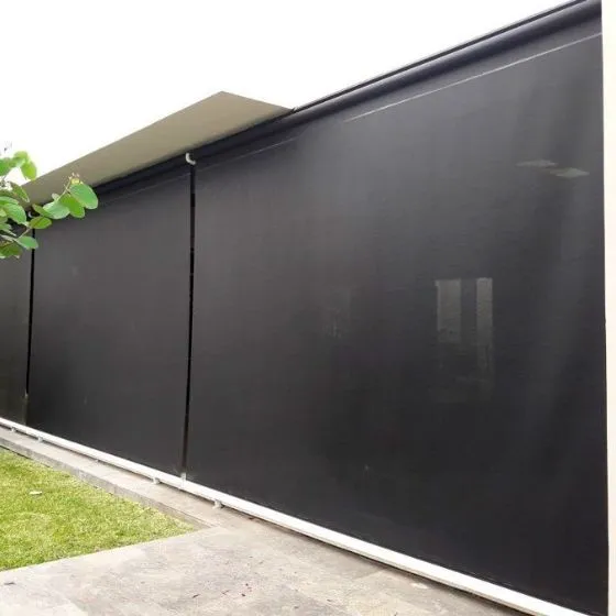 Toldo Cortina Fechamento Vertical em Cabreúva SP — Instalação em estacionamento