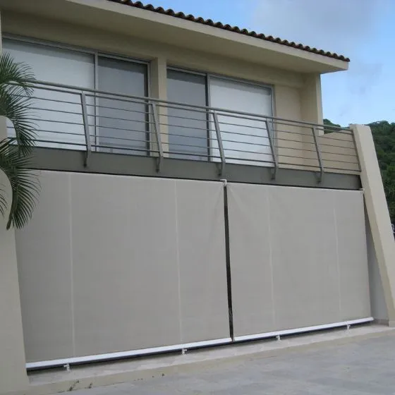 Toldo Cortina Fechamento Vertical em Cabreúva SP — Cobertura em passagem coberta entre ambientes