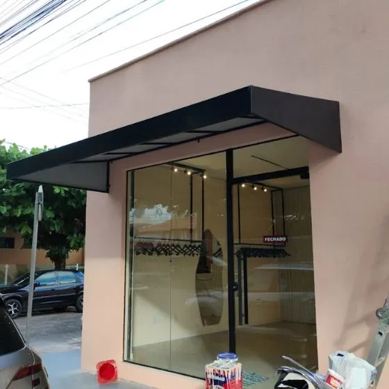 Toldo Fixo de Lona PVC em Cabreúva SP — Instalação em área gourmet com churrasqueira